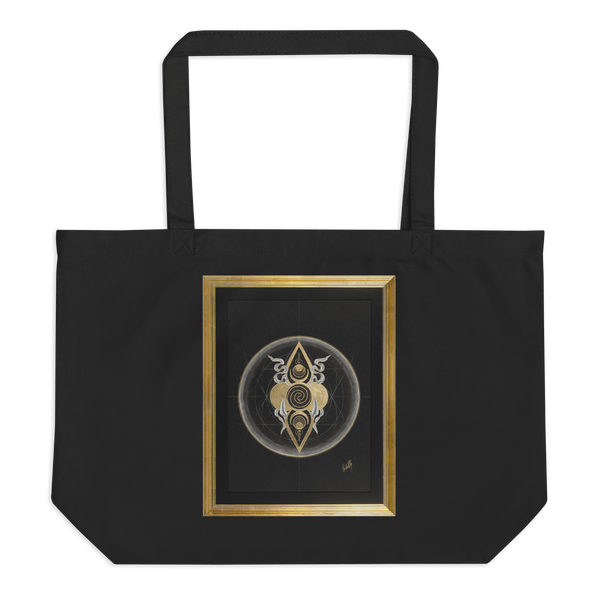 Large organic tote bag
