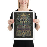 Three Bodhisattvas - Framed poster - Svietliy’s