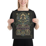 Three Bodhisattvas - Framed poster - Svietliy’s