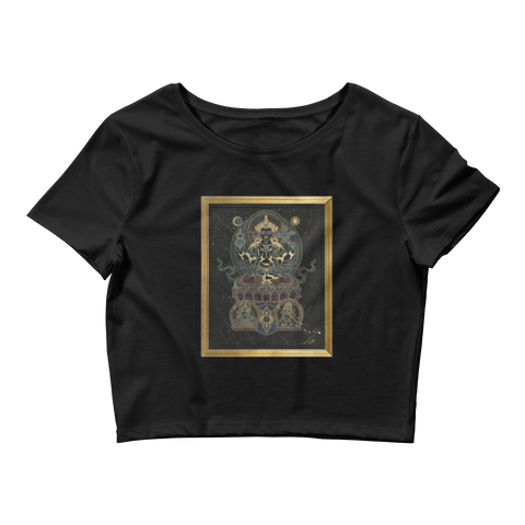 Three Bodhisattvas - Women’s Crop Tee - Svietliy’s