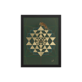 Tiger Conquering The Cosmic Mount Meru - Framed poster - Svietliy’s