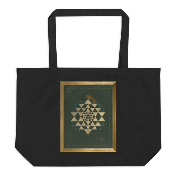 Large organic tote bag