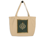Tiger Conquering The Cosmic Mount Meru - Large organic tote bag - Svietliy’s