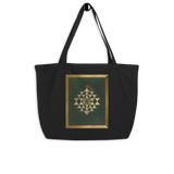 Tiger Conquering The Cosmic Mount Meru - Large organic tote bag - Svietliy’s