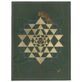 Tiger Conquering The Cosmic Mount Meru - Throw Blanket - Svietliy’s