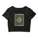 Tiger Conquering The Cosmic Mount Meru - Women’s Crop Tee - Svietliy’s