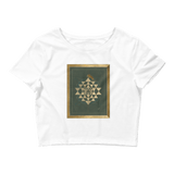 Tiger Conquering The Cosmic Mount Meru - Women’s Crop Tee - Svietliy’s