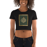 Tiger Conquering The Cosmic Mount Meru - Women’s Crop Tee - Svietliy’s