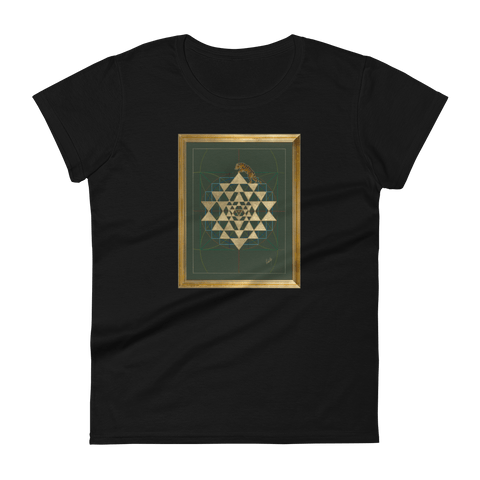 Tiger Conquering The Cosmic Mount Meru - Women's short sleeve t-shirt - Svietliy’s