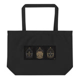 Triptych (Mind, Body, & Soul) - Large organic tote bag - Svietliy’s