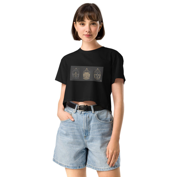 Triptych - Women's Crop Tee