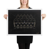 Tulpa: Collective Consciousness - Framed poster - Svietliy’s