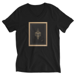 The Elephant of Queen Maya - Unisex Short Sleeve V-Neck T-Shirt