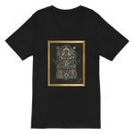 Three Bodhisattvas - Unisex Short Sleeve V-Neck T-Shirt