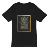 Three Bodhisattvas - Unisex Short Sleeve V-Neck T-Shirt