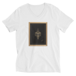 The Elephant of Queen Maya - Unisex Short Sleeve V-Neck T-Shirt