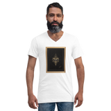 The Elephant of Queen Maya - Unisex Short Sleeve V-Neck T-Shirt