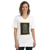 Three Bodhisattvas - Unisex Short Sleeve V-Neck T-Shirt