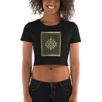 Tiger Conquering The Cosmic Mount Meru - Women’s Crop Tee