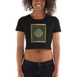 Tiger Conquering The Cosmic Mount Meru - Women’s Crop Tee