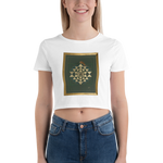 Tiger Conquering The Cosmic Mount Meru - Women’s Crop Tee