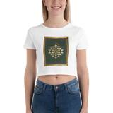 Tiger Conquering The Cosmic Mount Meru - Women’s Crop Tee