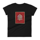 Green Tara on Red - Women's short sleeve t-shirt