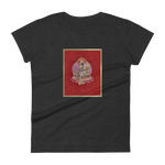 Green Tara on Red - Women's short sleeve t-shirt