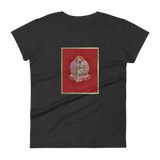 Green Tara on Red - Women's short sleeve t-shirt