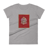 Green Tara on Red - Women's short sleeve t-shirt