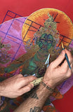Green Tara On Red - Svietliy’s