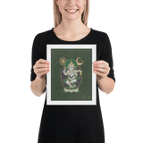 Nritya Ganapati - The Happy Dancer Ganesha - Framed poster - Svietliy’s