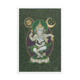 Nritya Ganapati - The Happy Dancer Ganesha - Framed poster - Svietliy’s