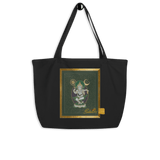 Nritya Ganapati - The Happy Dancer Ganesha - Large organic tote bag - Svietliy’s