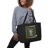 Nritya Ganapati - The Happy Dancer Ganesha - Large organic tote bag - Svietliy’s