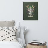 Nritya Ganapati - The Happy Dancer Ganesha - Metal print - Svietliy’s