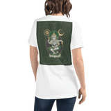 Nritya Ganapati - The Happy Dancer Ganesha - Organic T-Shirt - Back Print - Svietliy’s