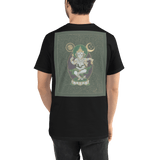 Nritya Ganapati - The Happy Dancer Ganesha - Organic T-Shirt - Back Print - Svietliy’s