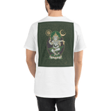 Nritya Ganapati - The Happy Dancer Ganesha - Organic T-Shirt - Back Print - Svietliy’s