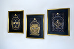 Mind, Body, & Soul - Triptych - Original Artwork