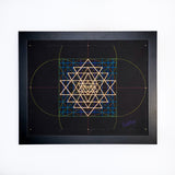 Sri Yantra Map - Color Guidance & Sequence