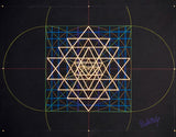 Sri Yantra Map - Color Guidance & Sequence